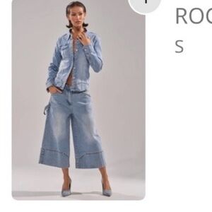 AKIRA Denim Top and Bottom